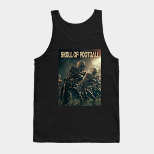 Skull of Football Tank Top